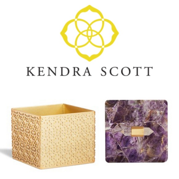 Kendra Scott Other - NEW Kendra Scott Square Filigree Box Amethyst